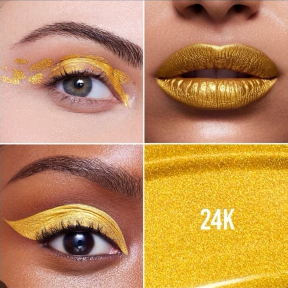 Danessa Myricks Colorfix Liquid Metals Eyeshadow Pigment Paint 24k BNIB